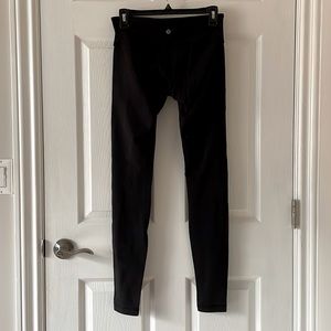 Lululemon Mid Rise Wunder Under Black Leggings